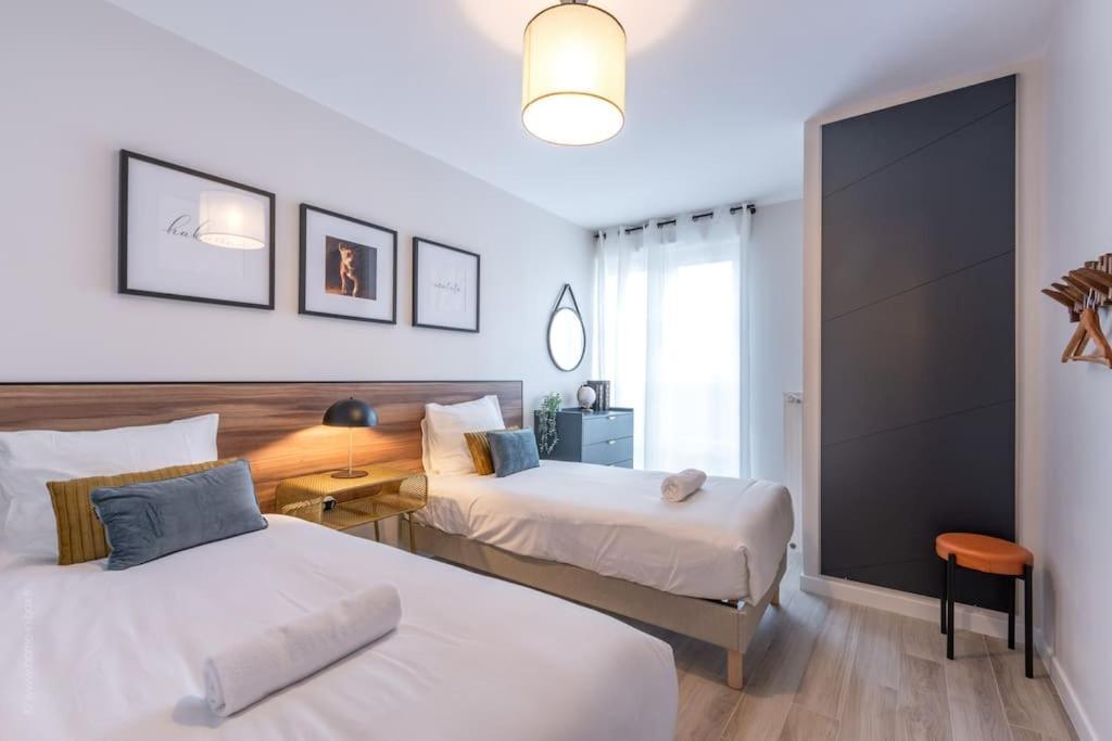 *New* Celeste Appart 6 Pax 5 Min Disney Serris Exteriör bild
